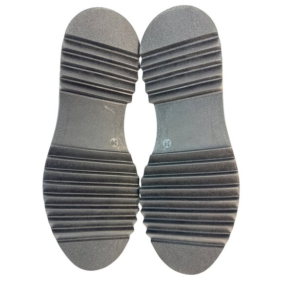 Miz Mooz Women's Frances Blue Leather Lined Ankle Boots Inside Zipper Sz 39 - Picture 8 of 11